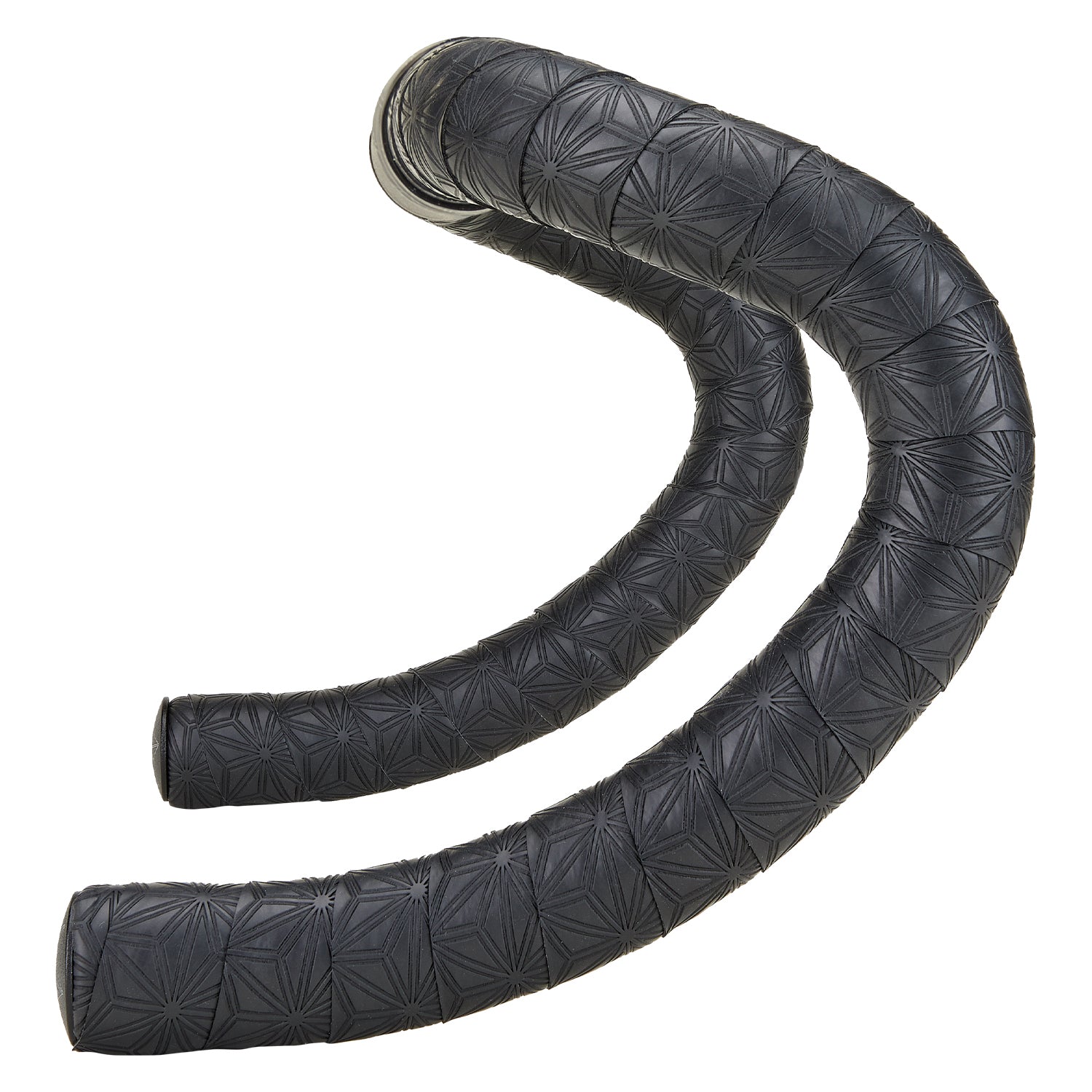 Supacaz Sticky Kush Classic Bar Tape: BLACK + ANO BLACK PLUGS