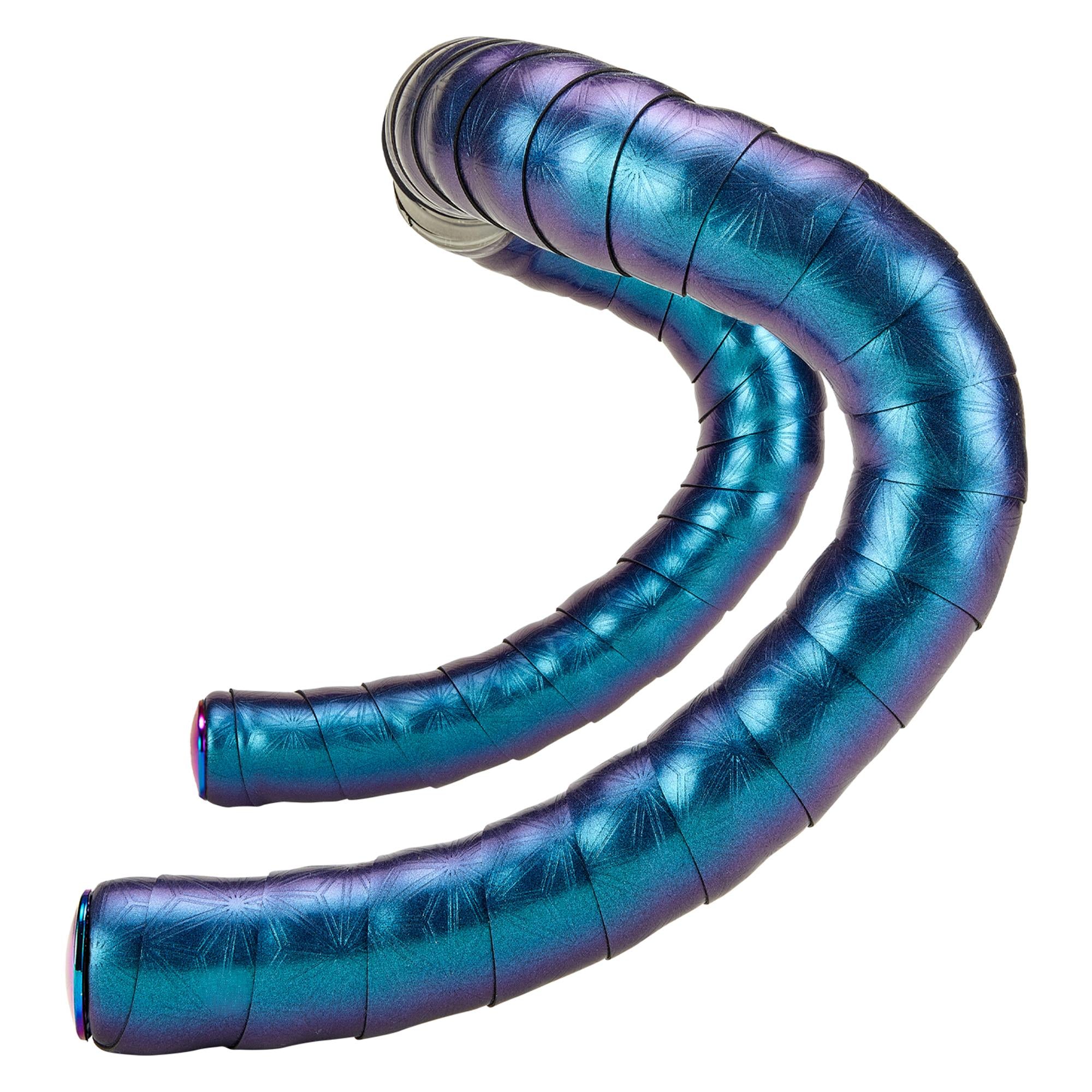 Supacaz Bling Bar Tape 2023: OIL SLICK + OIL SLICK PLUGS