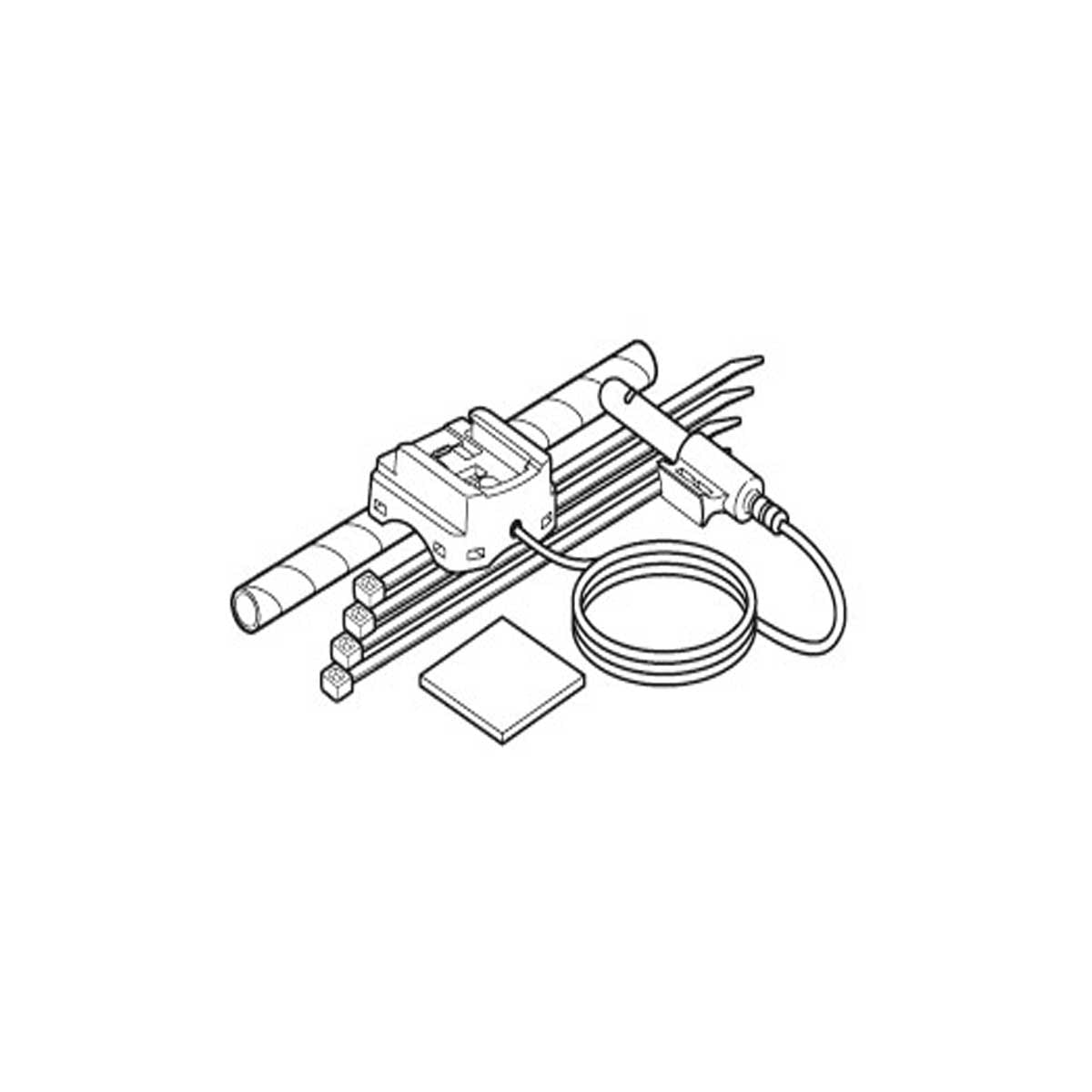 CatEye Velo 7/Velo 9/Enduro Cycle Computer Heavy Duty Sensor Fitting Kit - Black