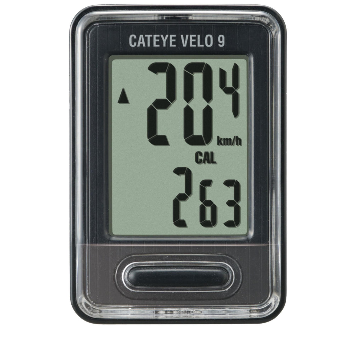 CatEye Velo 9 Wired Cycle Computer - Black