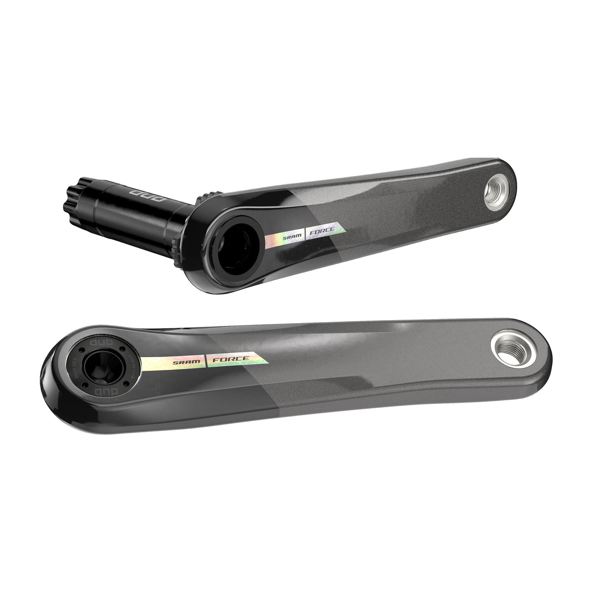 SRAM Force D2 Crank Arm Assembly DUB (BB/Chainrings not included) - Unicorn Grey W/Laser