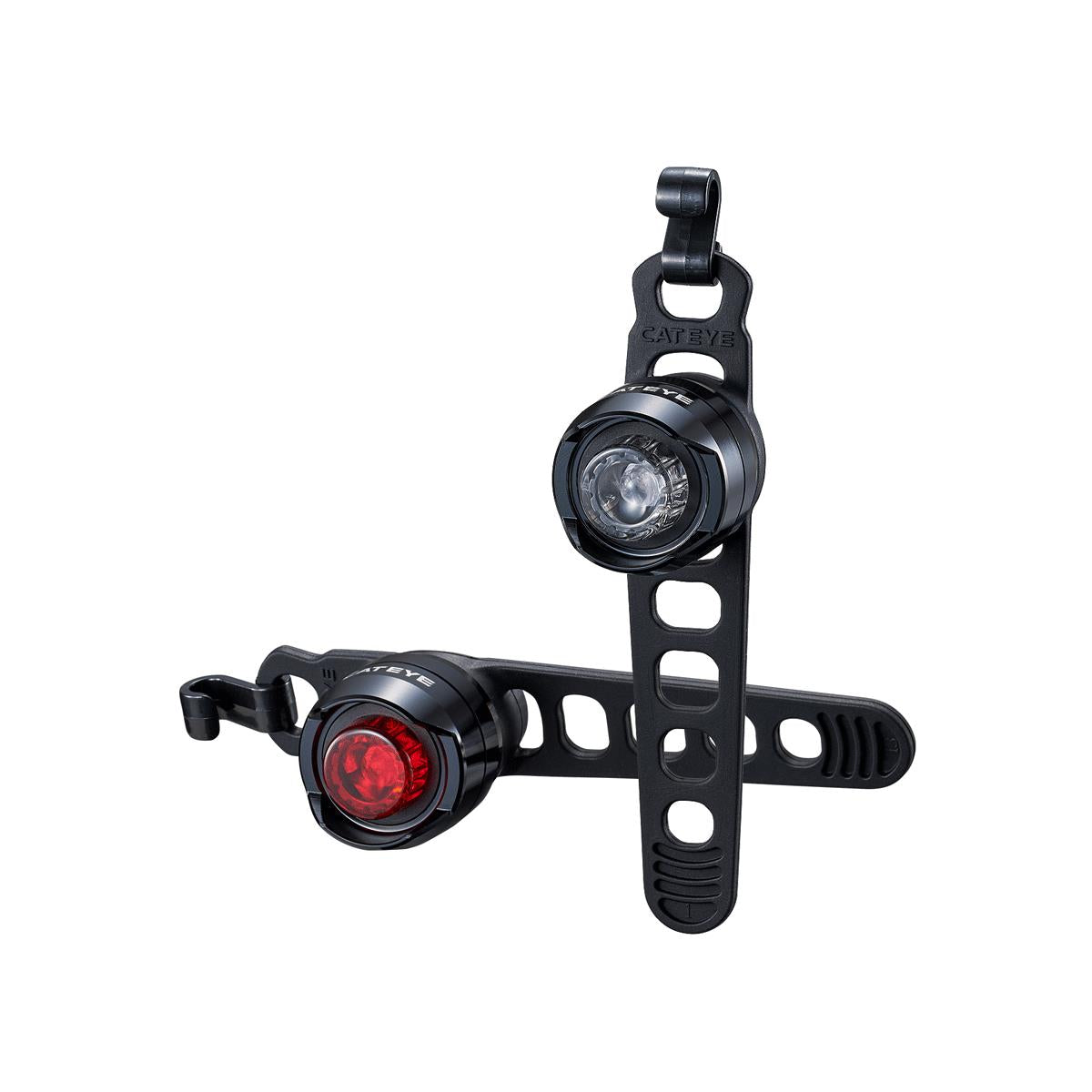 CatEye Orb Bike Light Set - Polished Black