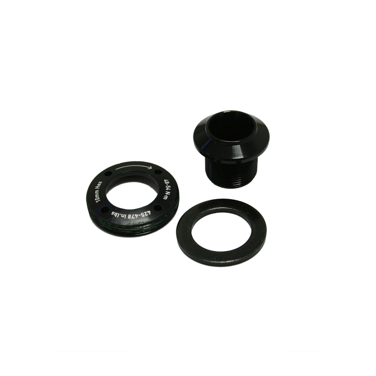 SRAM Spare - Crank Arm Bolt Kit M18/M30 Alloy Self-Extracting BB30 Left (Black Red, Force) Qty 1 - Bb30