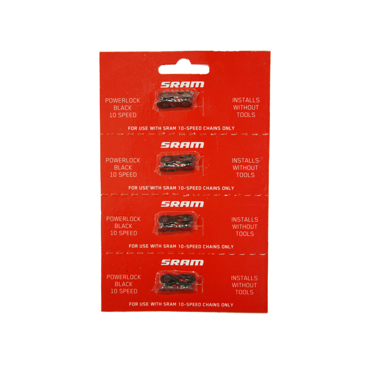 SRAM Powerlock Black 10 Speed (4pcs) - 10 Speed