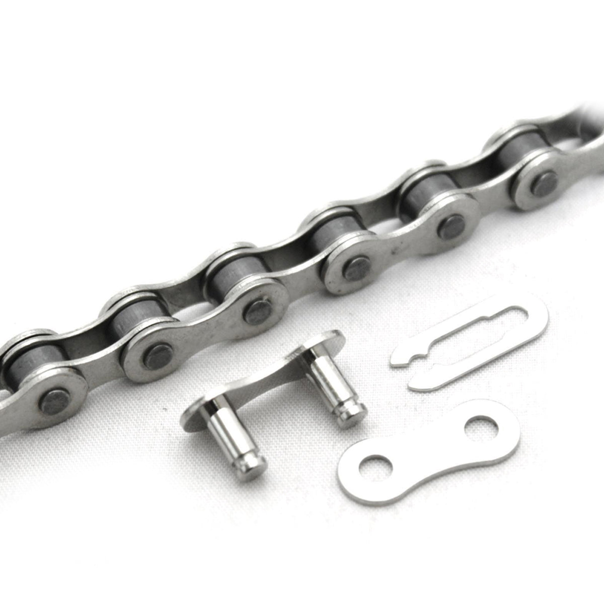 Clarks Single Speed Anti-Rust Chain 1/2x1/8 x112 Links Spring Clip Inc.