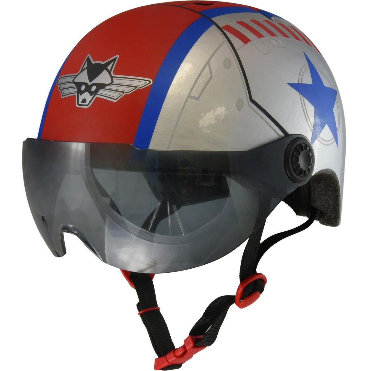 C-Preme Raskullz FS (Fit System) Child Helmet (5+ Years) - Flying Ace - UNISIZE 50-54CM