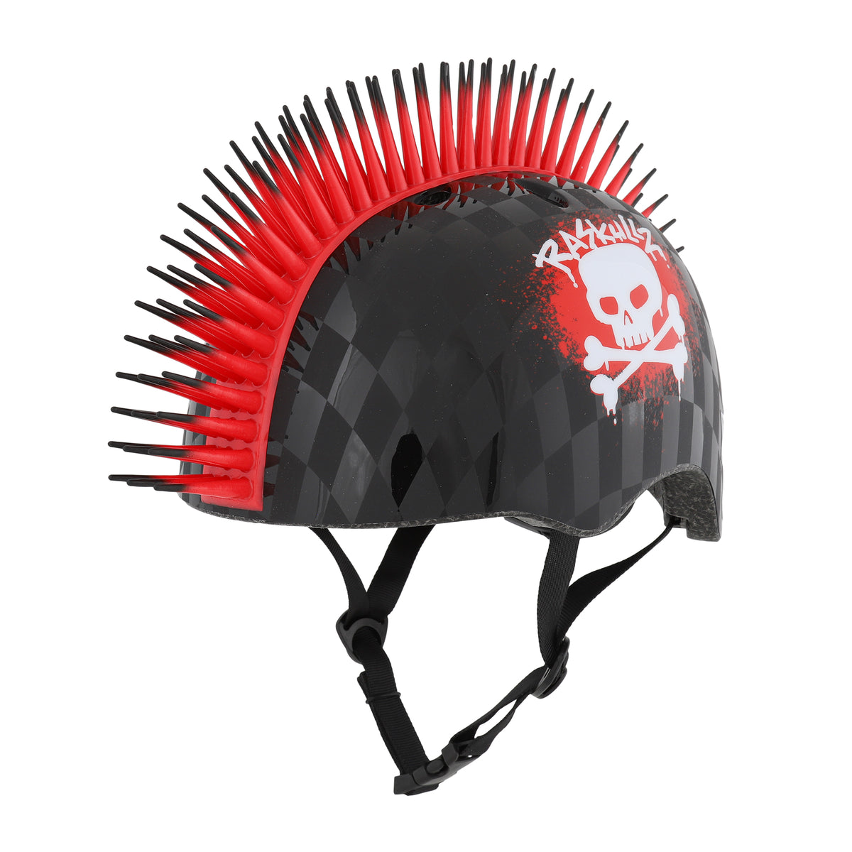 C-Preme Raskullz FS (Fit System) Child Helmet (5+ Years) - Skull Hawk Red - UNISIZE 50-54CM