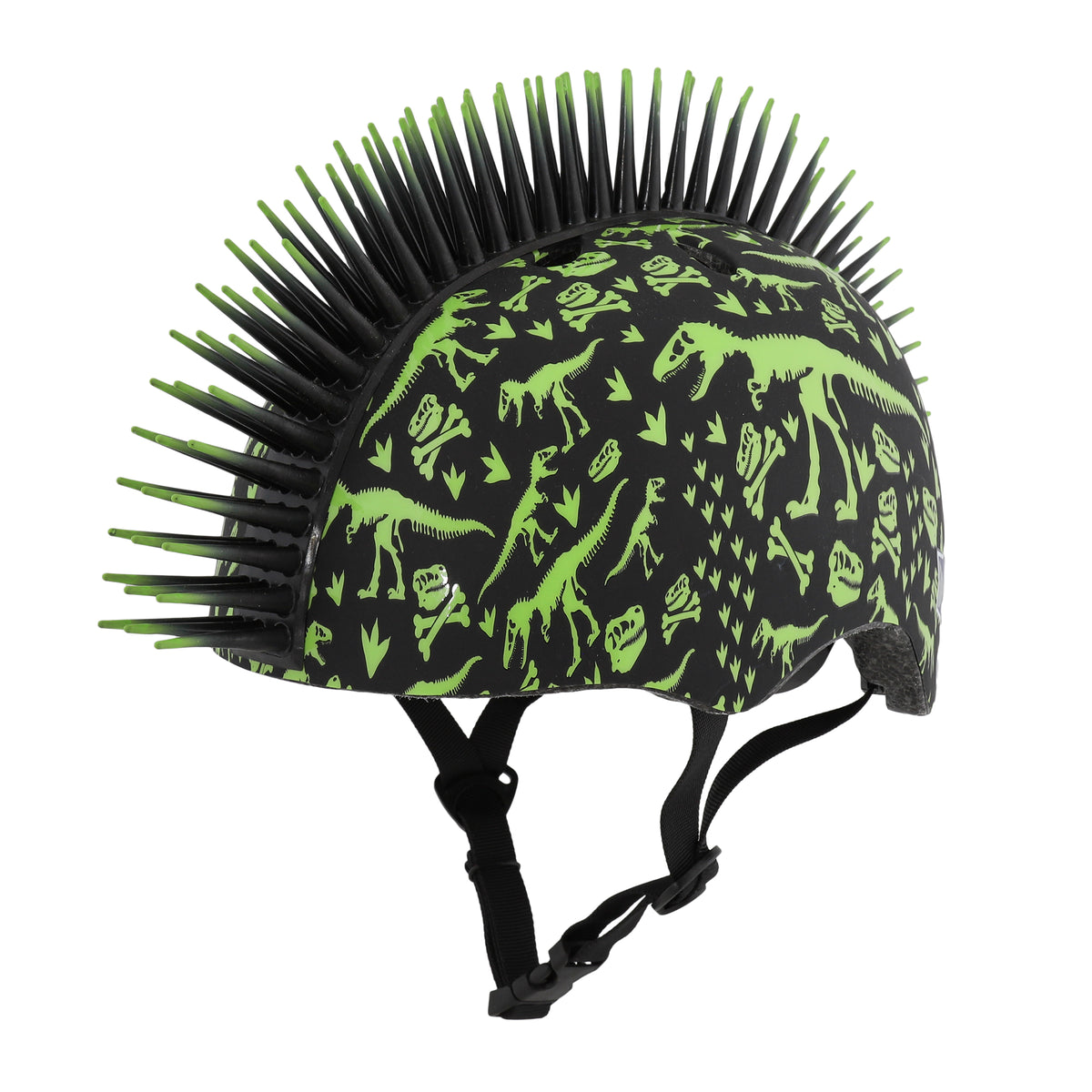 C-Preme Raskullz FS (Fit System) Toddlers Helmet - T-Rex Bonez Mohawk - UNISIZE 48-52CM