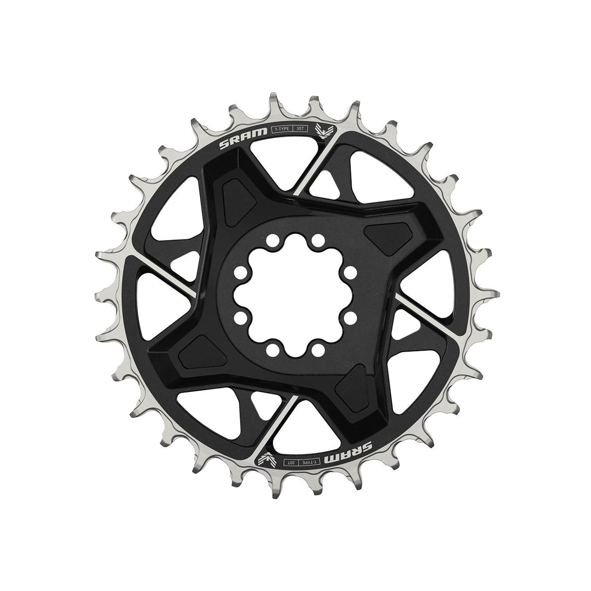 SRAM Chain Ring T-Type Direct Mount 3mm Offset EAGLE (including 8 bolts) X0 D1 2023 - Black