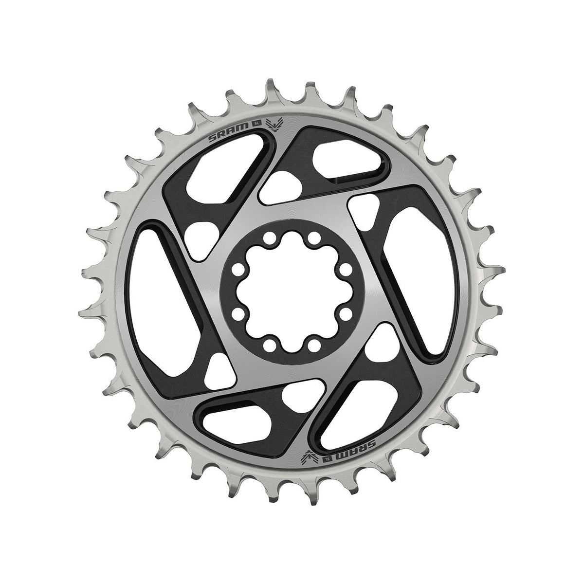 SRAM Chain Ring T-Type Direct Mount 0mm Offset EAGLE (including 8 bolts) XX SL D1 2023 - Black