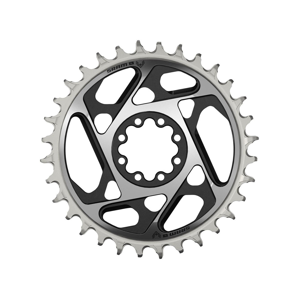 SRAM Chain Ring T-Type Direct Mount 3mm Offset EAGLE (including 8 bolts) XX SL D1 2023 - Black