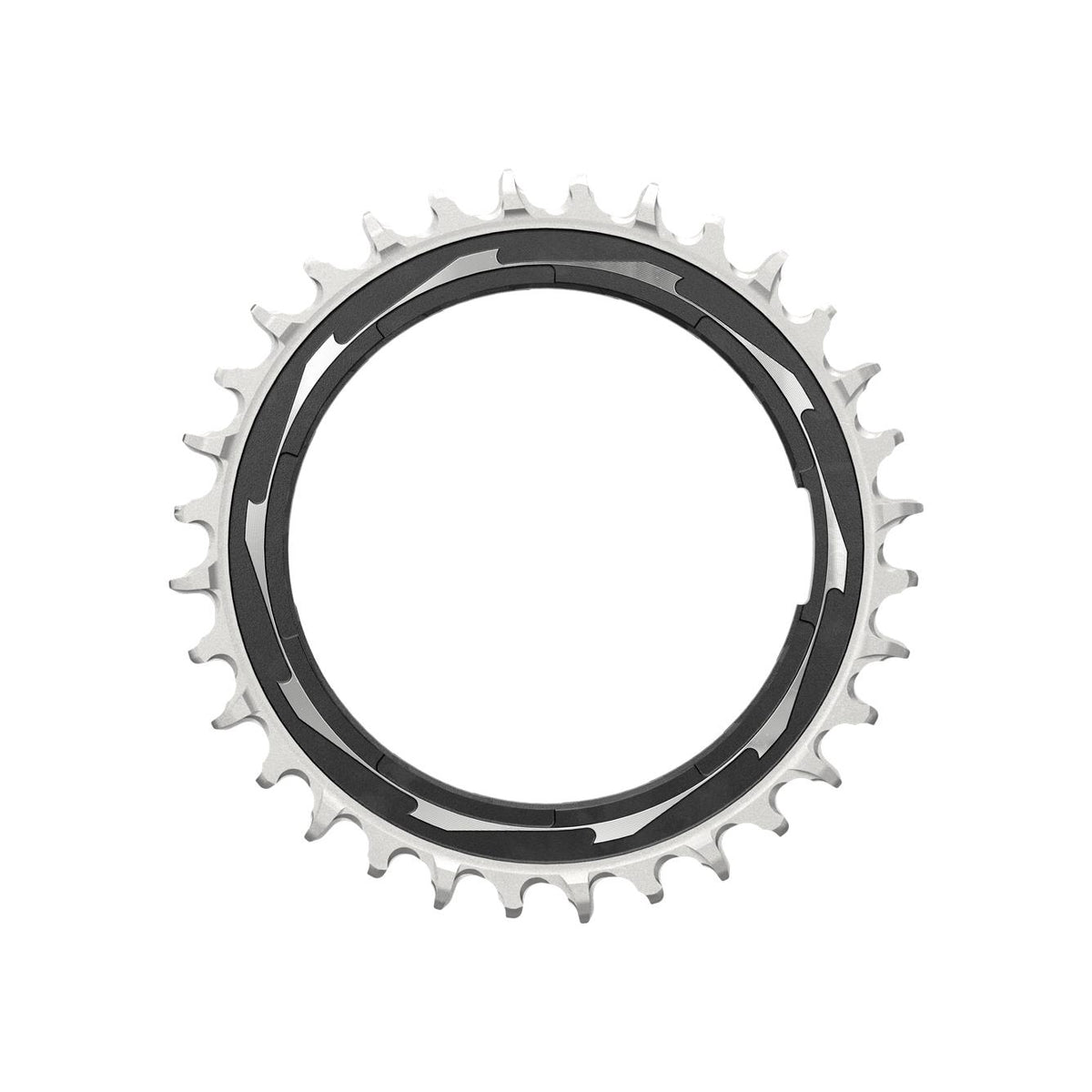 SRAM Chain Ring T-Type Powermeter Threaded 0mm Offset EAGLE XX SL D1 2023 - Black/Silver