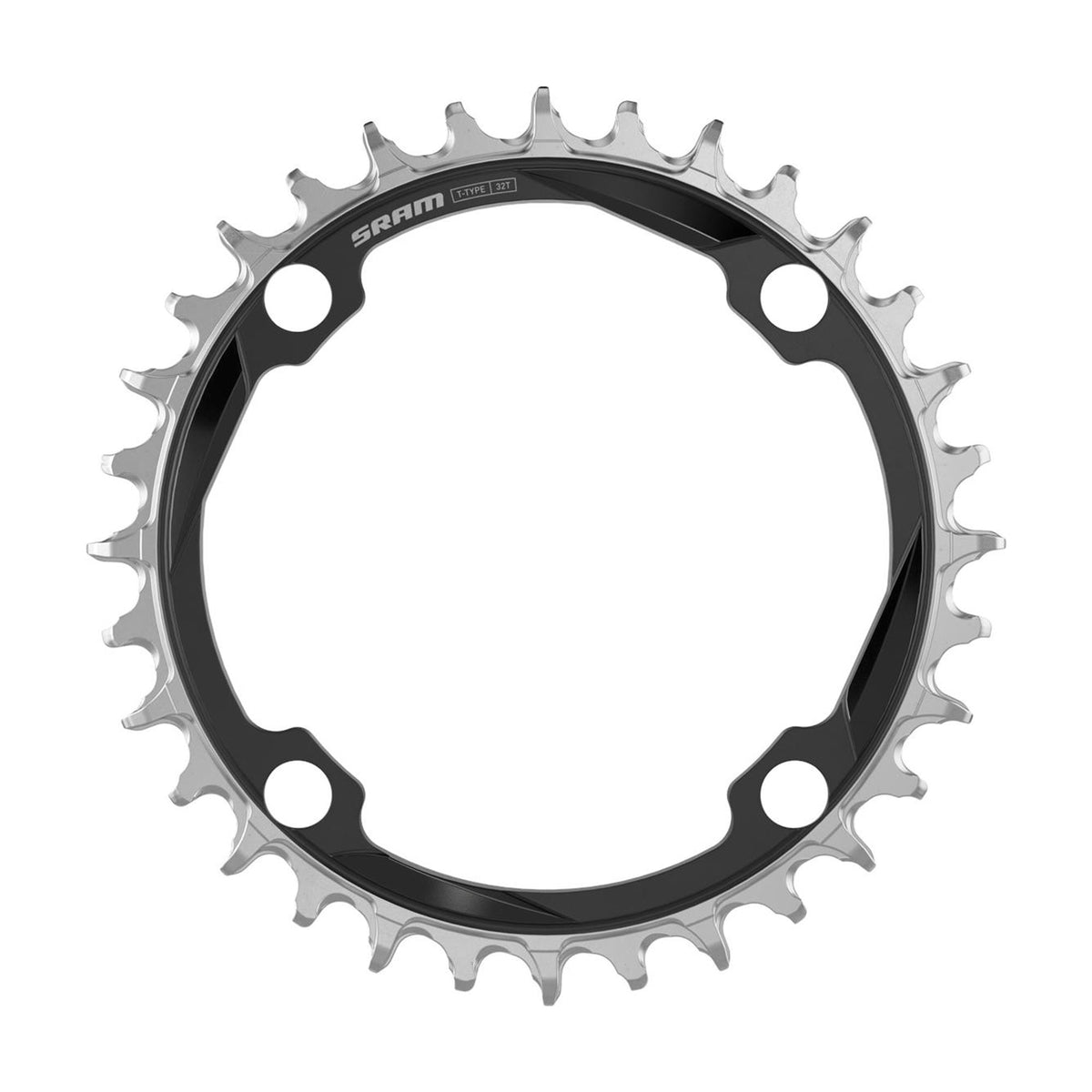 Ochain Chain ring XX T-Type 104BCD CNC Aluminium - Black