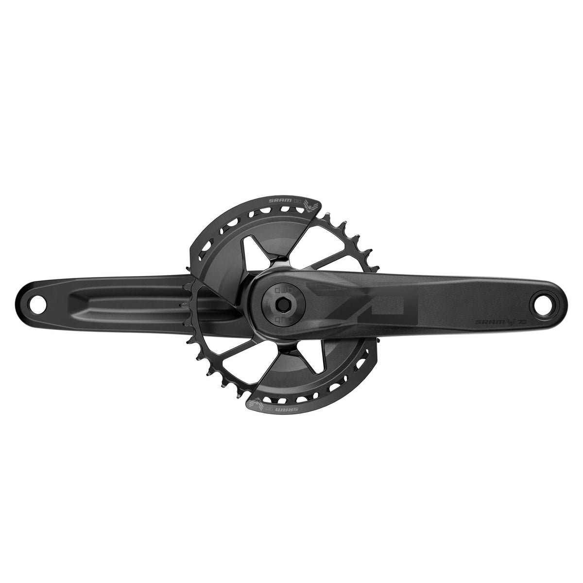 SRAM Crankset EAGLE 70 CL55 DUB MTB Wide Black 2-guards 32t Steel T-Type