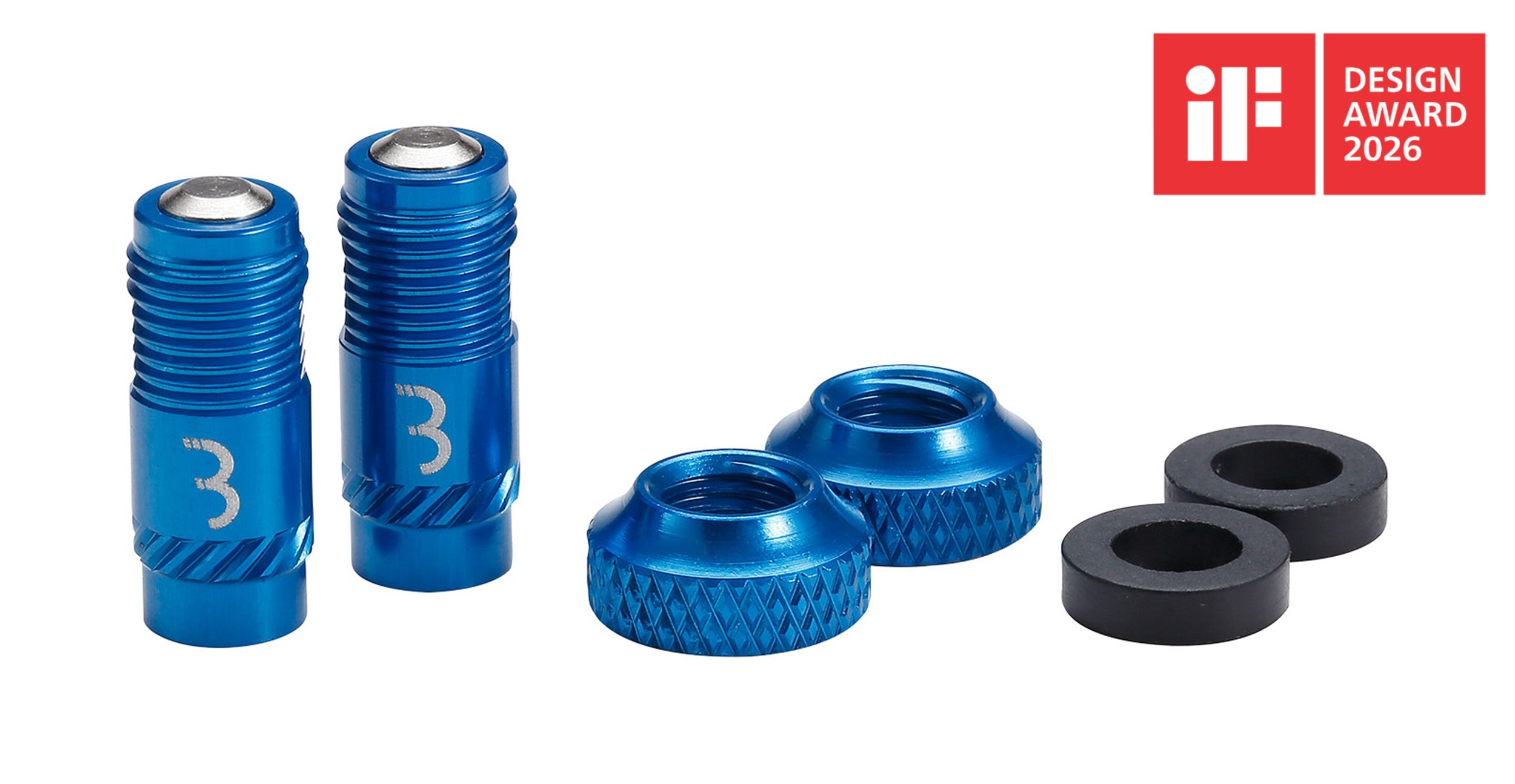 BTI-165 - CoreCaps Valve Caps 2pcs Black