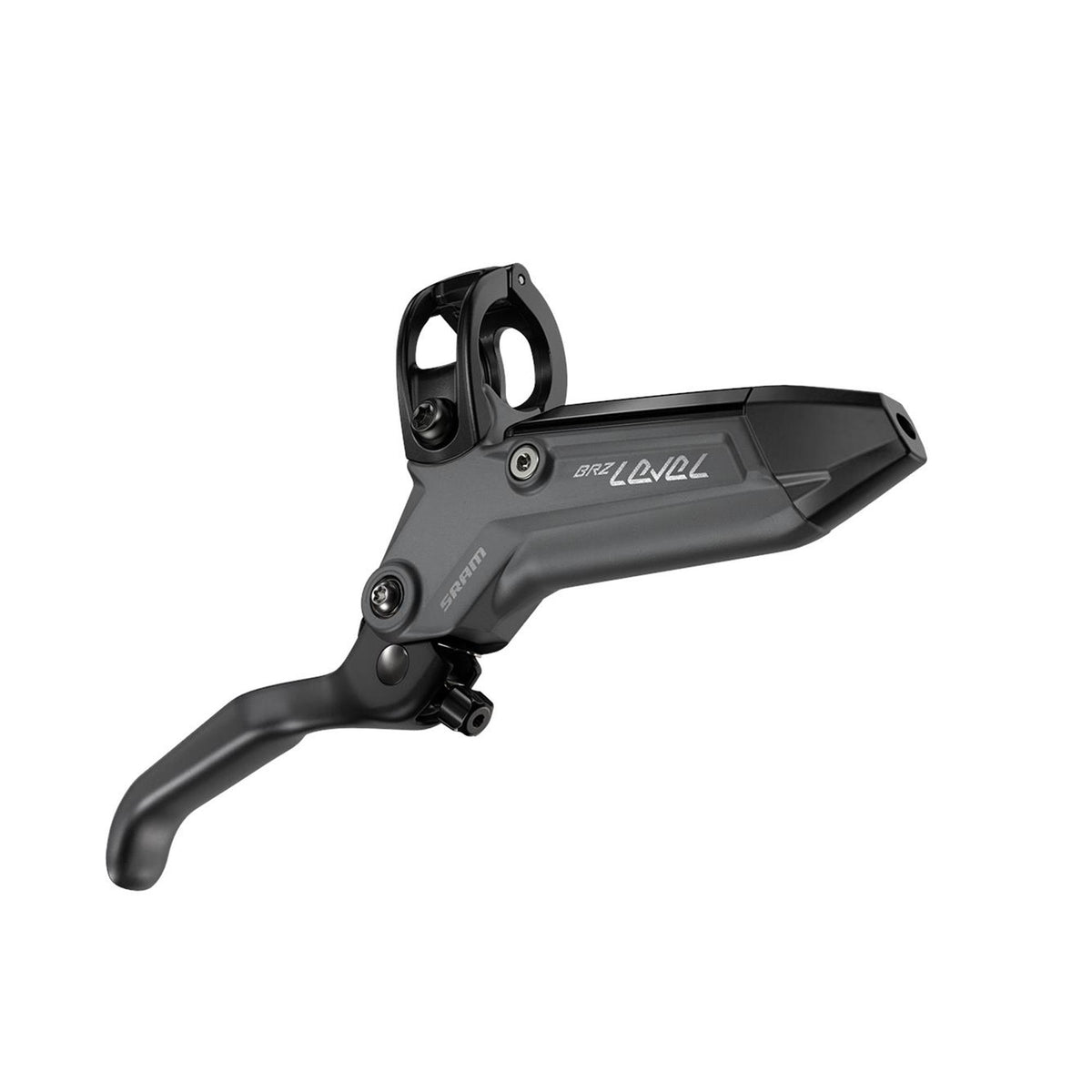 SRAM Disc Brake Level Bronze Stealth 4 Piston - Aluminum Lever, Stainless Hardware, Reach Adj, Rear Hose (Includes MMX Clamp, Rotor/Bracket Sold Separately) C1 - Blast Dark Polar 2000Mm