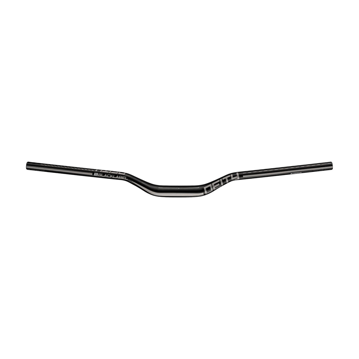 DEITY BLACKLABEL Aluminium Handlebar 31.8mm Bore, 50mm Rise - Stealth - 800MM