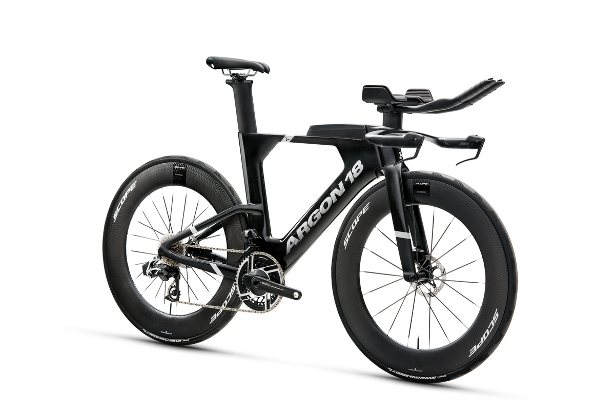 Argon 18 E-119 Tri+ Disc – Constellation Black Gloss (shown as complete bike)