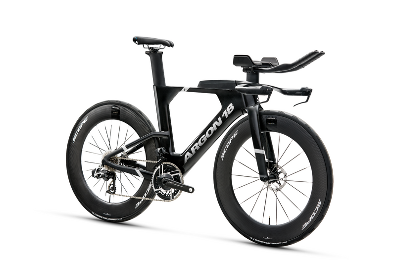 Argon 18 E-119 Tri+ Disc – Constellation Black Gloss (shown as complete bike)