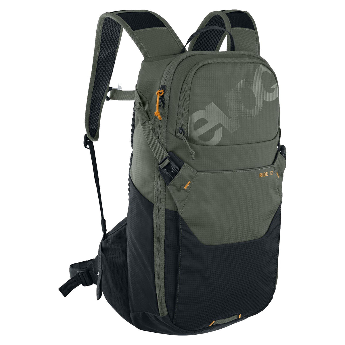 EVOC Ride Performance Backpack 12L + 2L Bladder 2023 - Dark Olive/Black