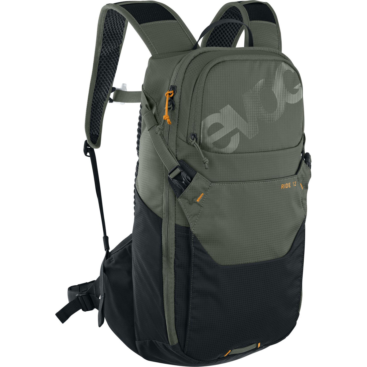 EVOC Ride Performance Backpack 12L 2023 - Dark Olive/Black