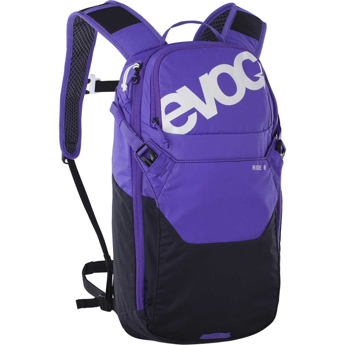 EVOC Ride Backpack 8L + 2L Bladder 2026 - Violet/Black