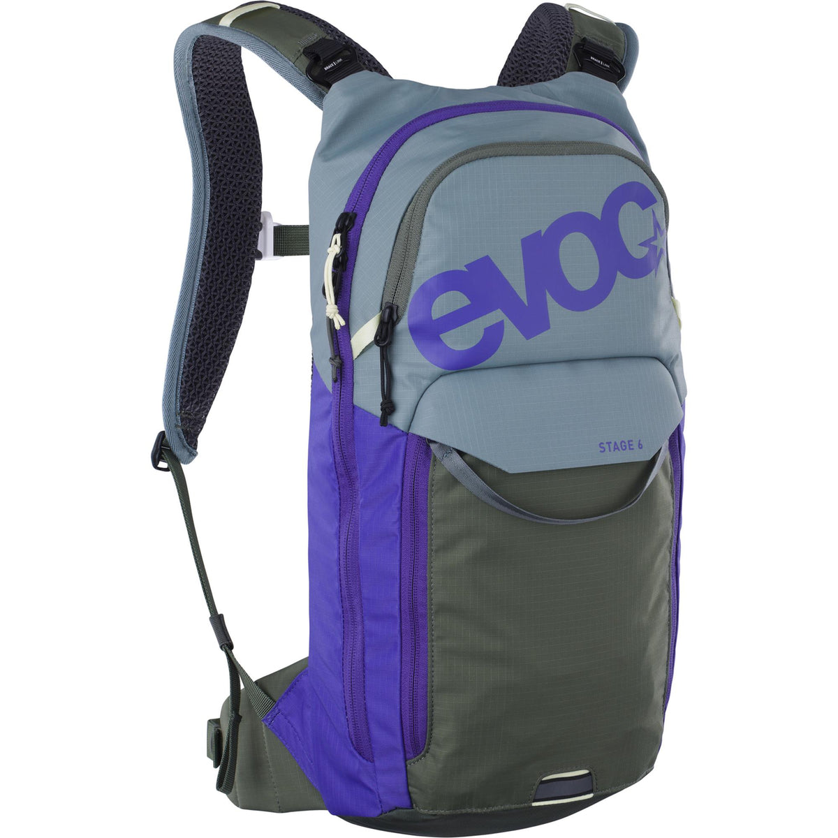 EVOC Stage 6 Bag 2026 - Steel/Violet/Dark Ol