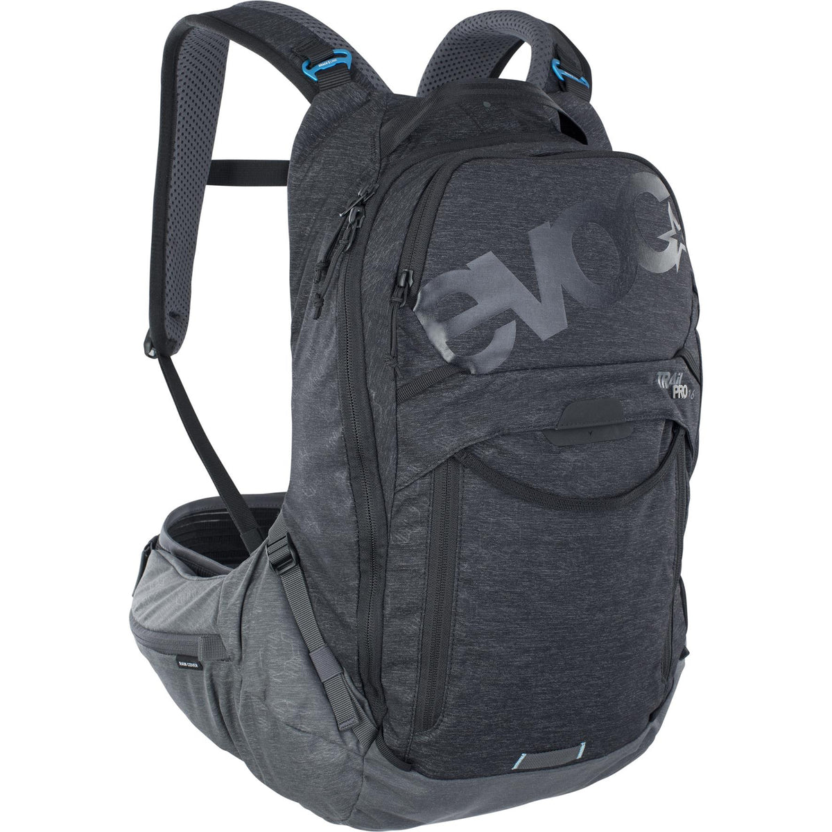 EVOC Trail Pro Protector Backpack 16L 2023 - Stone/Carbon Grey