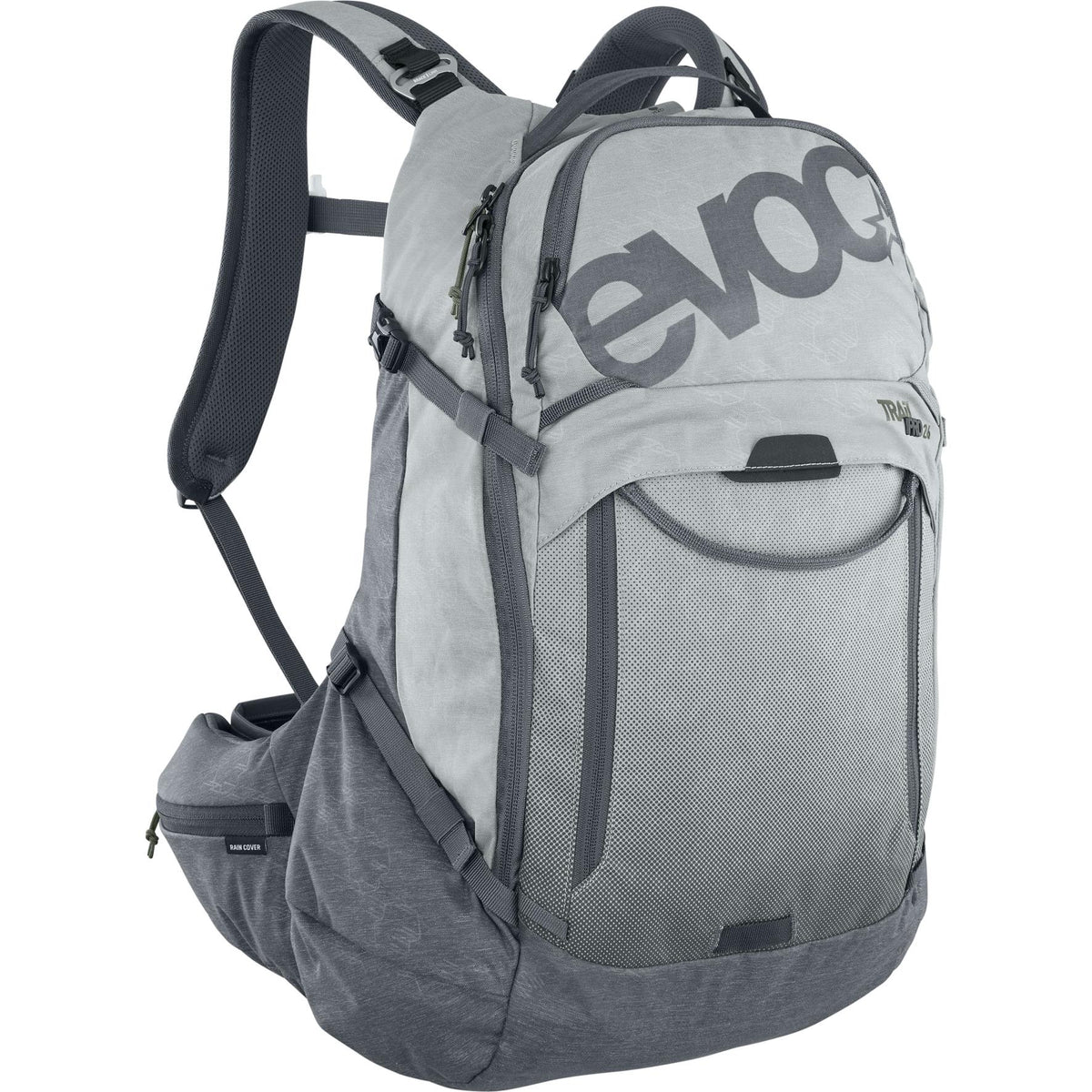 EVOC Trail Pro Protector Backpack 26L 2023 - Stone/Carbon Grey