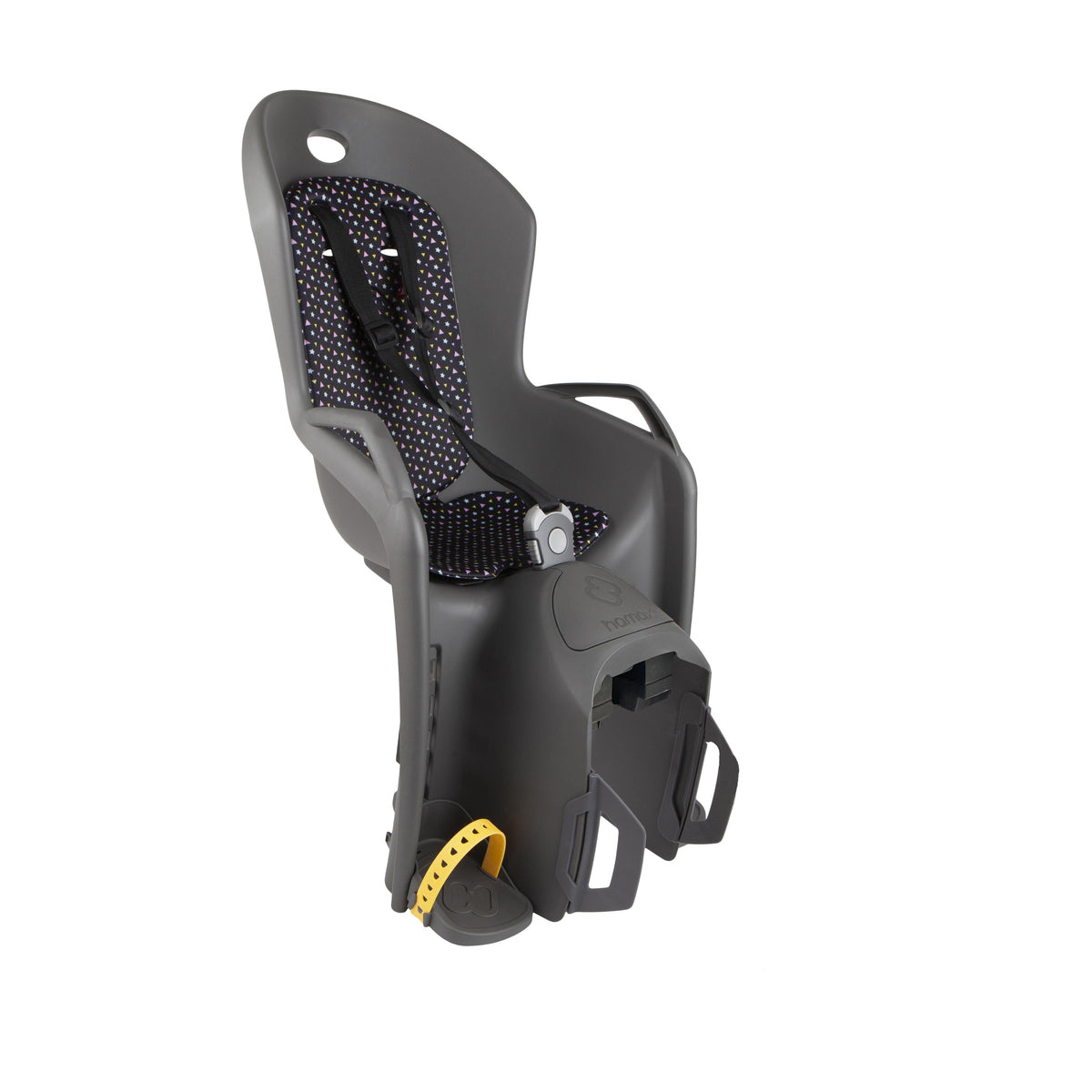 Hamax Amiga Pannier Rack Mounted Child Bike Seat 2022 - Dark Grey