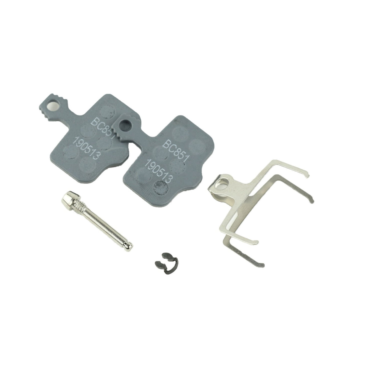 SRAM Disc Brake Pads - Small Organic/Steel (Powerful) - 2 Piece Road/Elixir/DB/Level B1 (2020+) - OE MTB Pad