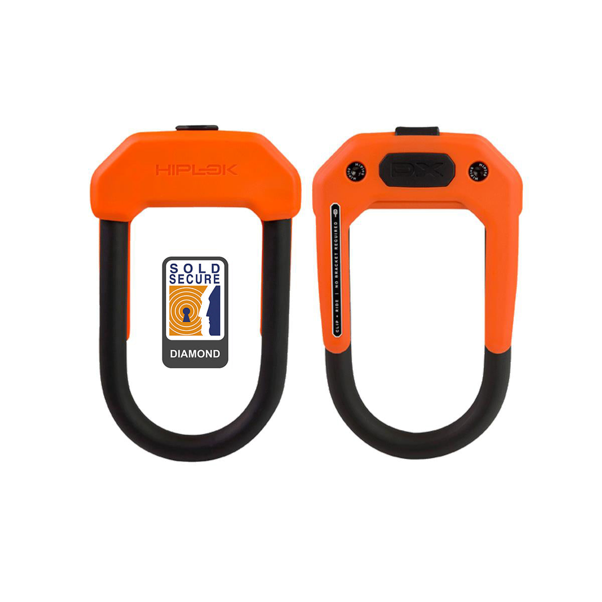 Hiplok DX D Lock 14mm x 15 x 8.5cm Hardened Steel (Diamond Sold Secure)