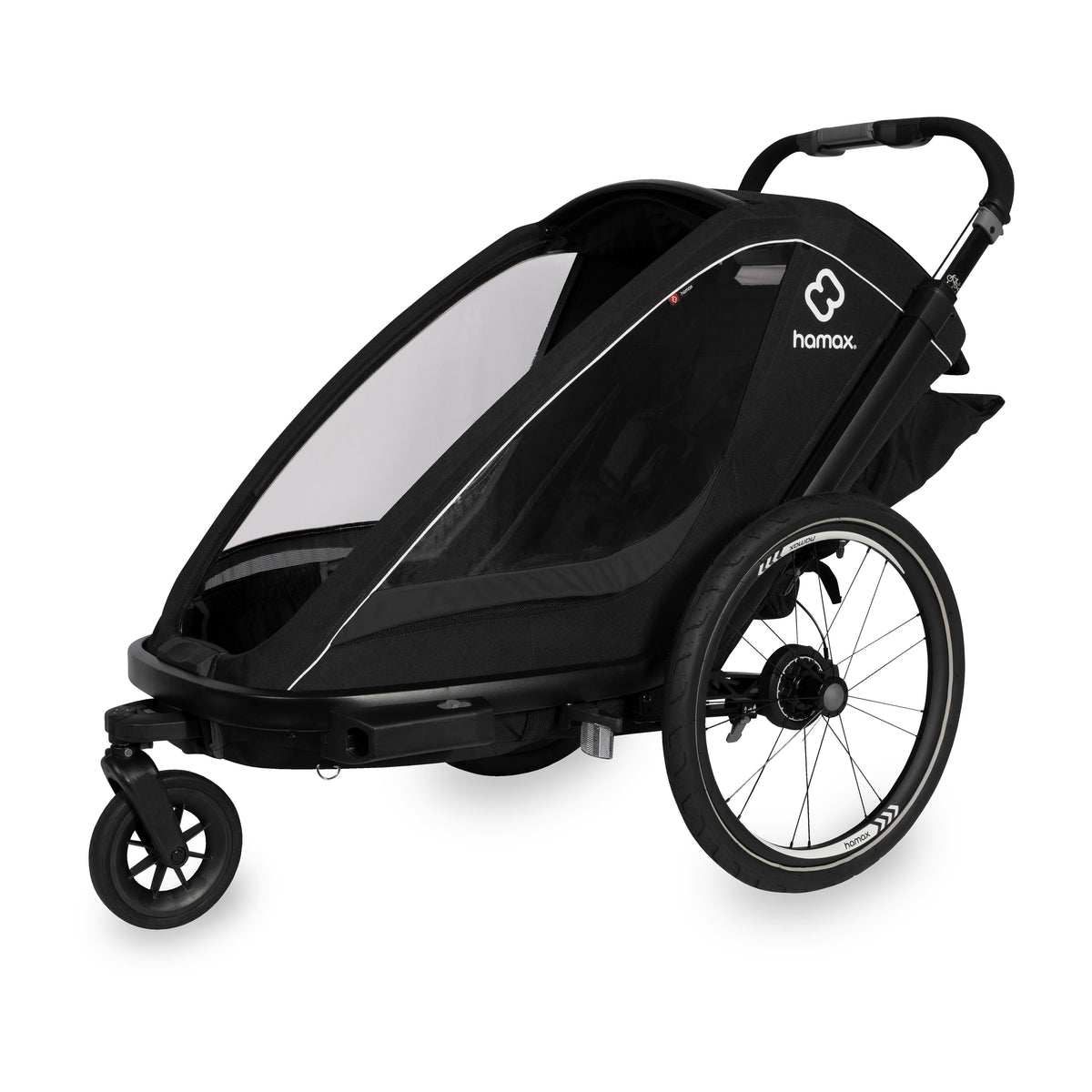 Hamax Breeze One Bicycle Trailer - Black