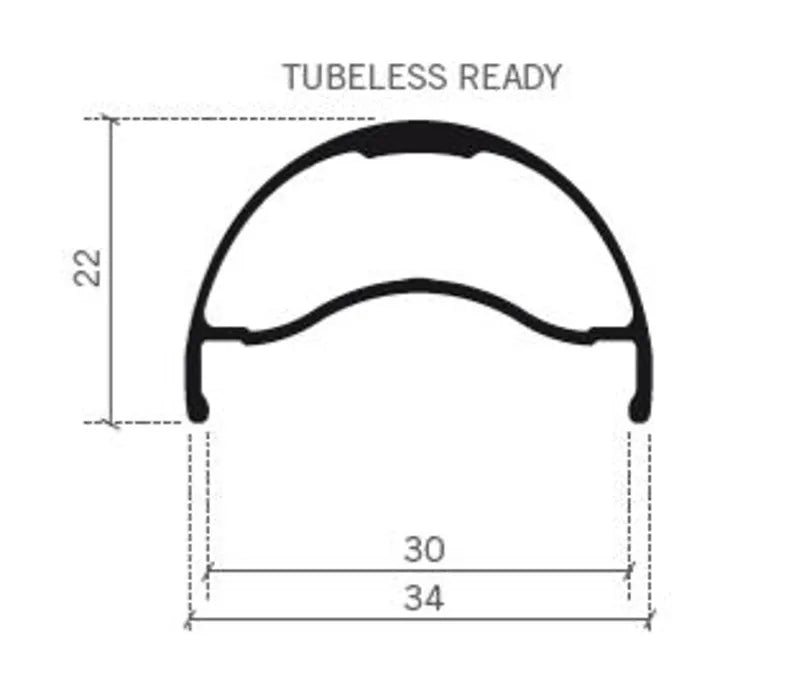 FSA MTB / E-MTB NS i30 Alloy Rear Wheel (29", MS, Boost, V12)