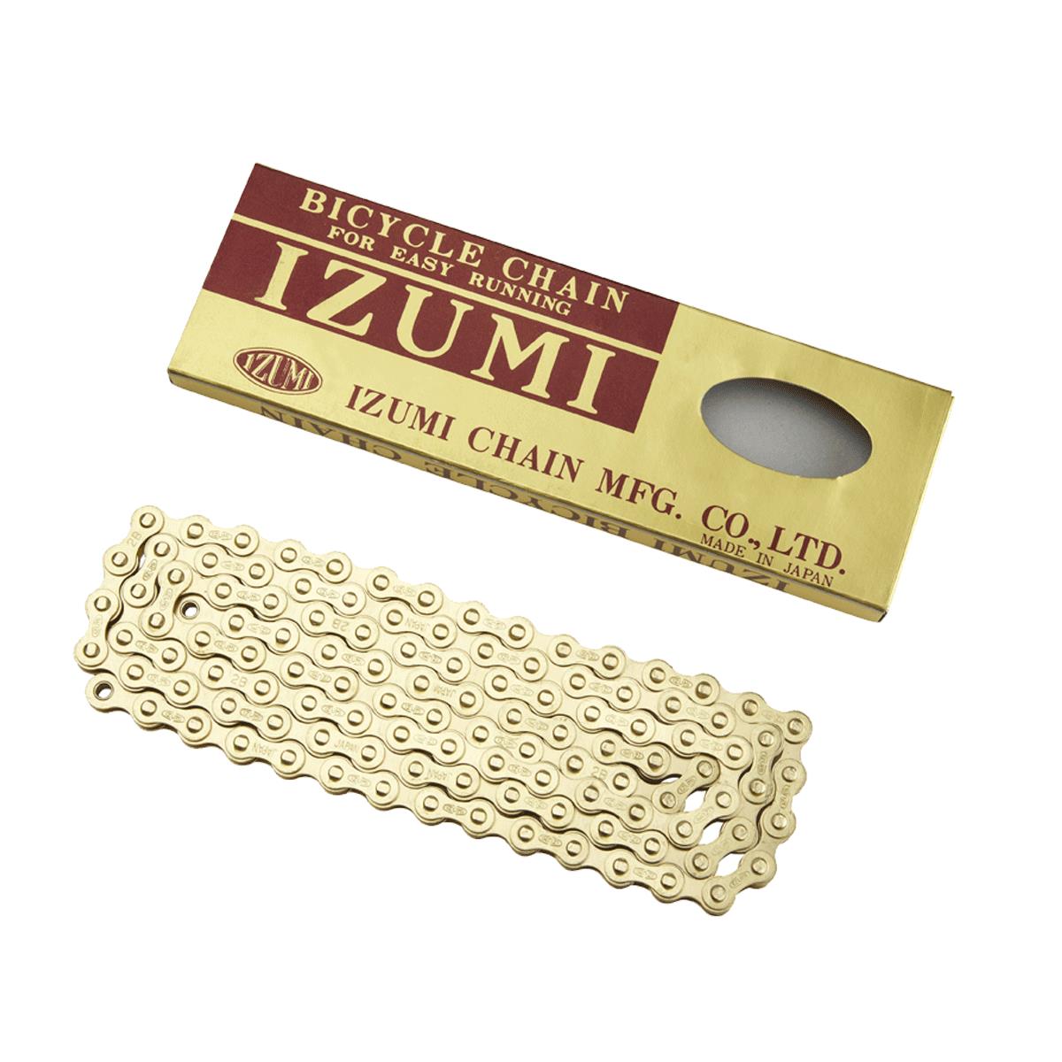 Izumi ES410 GP 1/2" X 1/18" Track Chain Gold - 1/2" X 1/8"