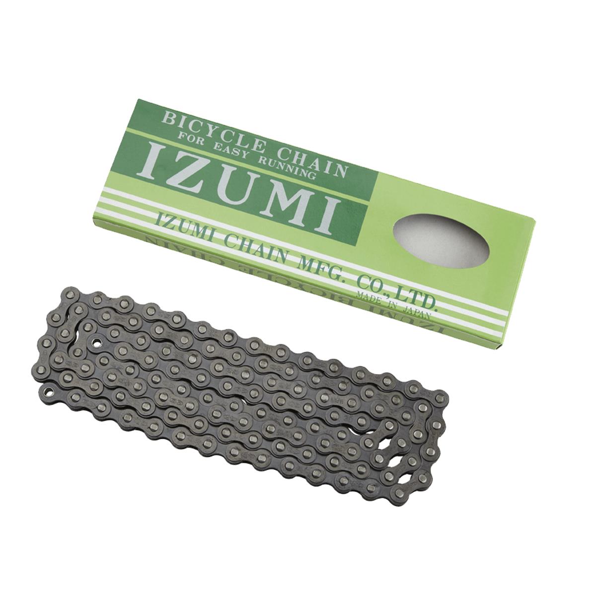 Izumi ES410 1/2" X 1/18" Track Chain Black - 1/2" X 1/8"