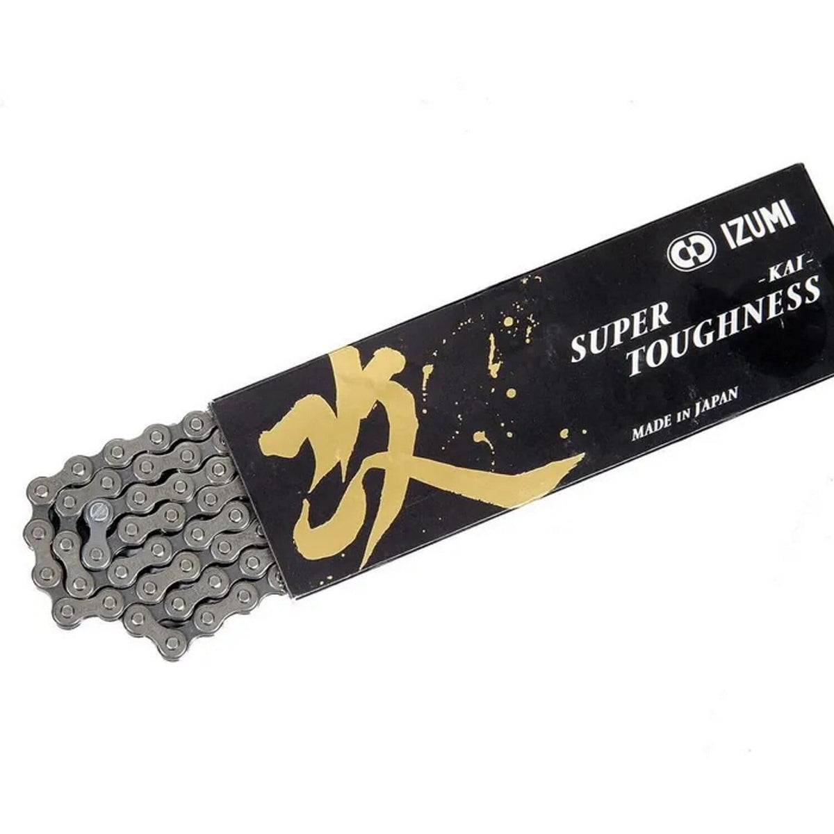 Izumi-Kai Super Toughness 1/2" X 1/8" NJS Approved Track Chain - Black