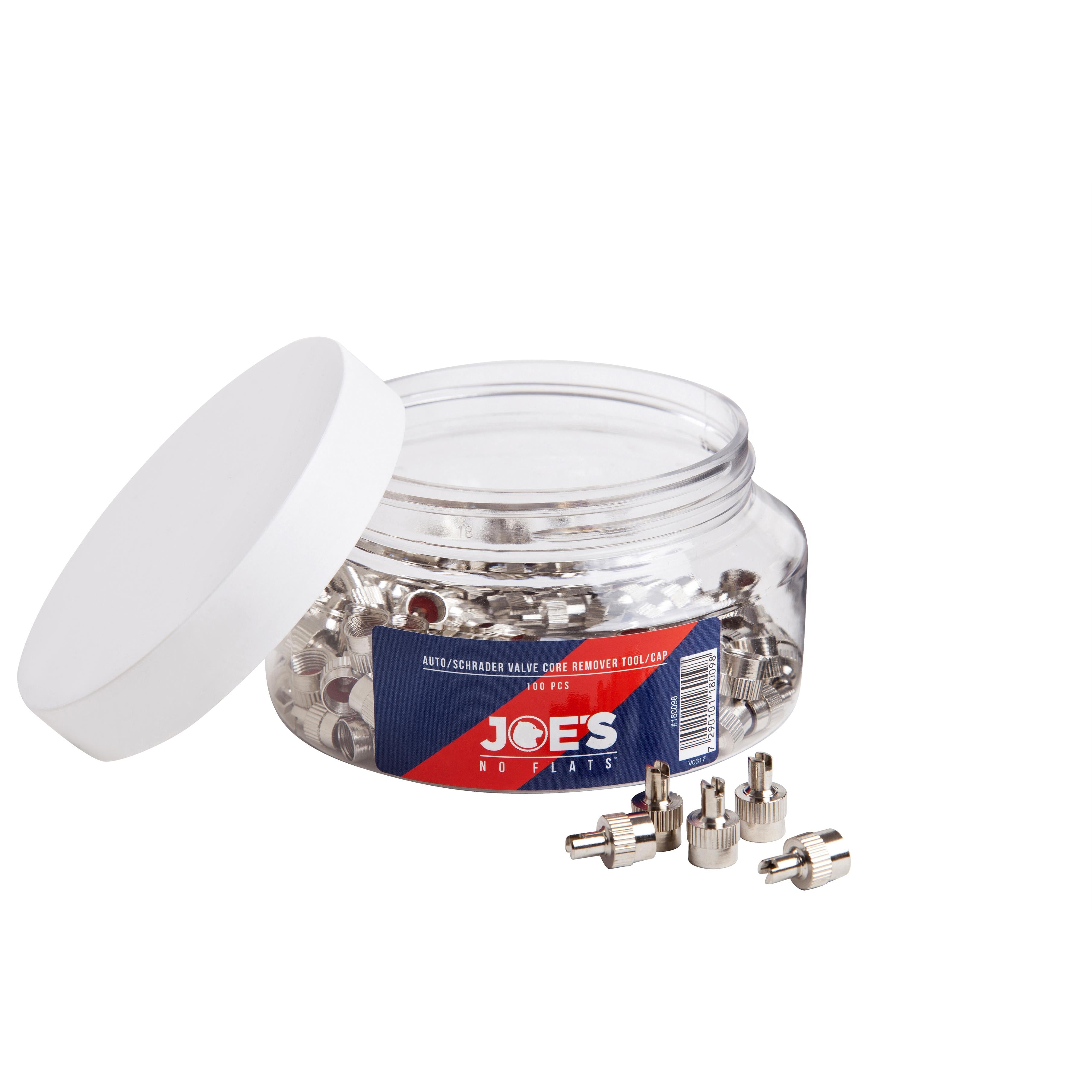 Joe's No Flats Schrader Valve Key / Cap (100pcs): – Leadout Performance