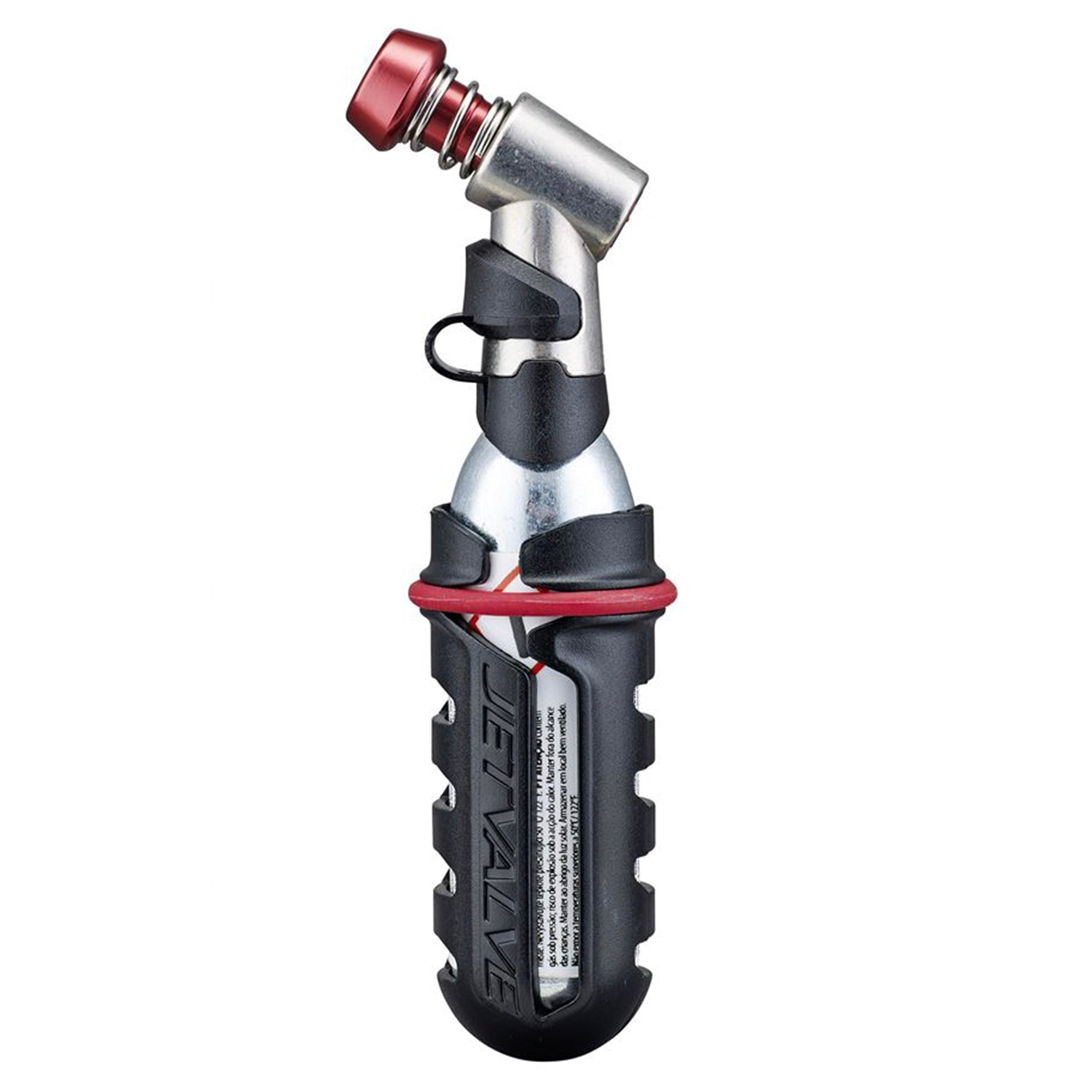 Wedtite Jetvalve Co2 Inflator (Head/Cylinder/Sleeve) 2021: BLACK
