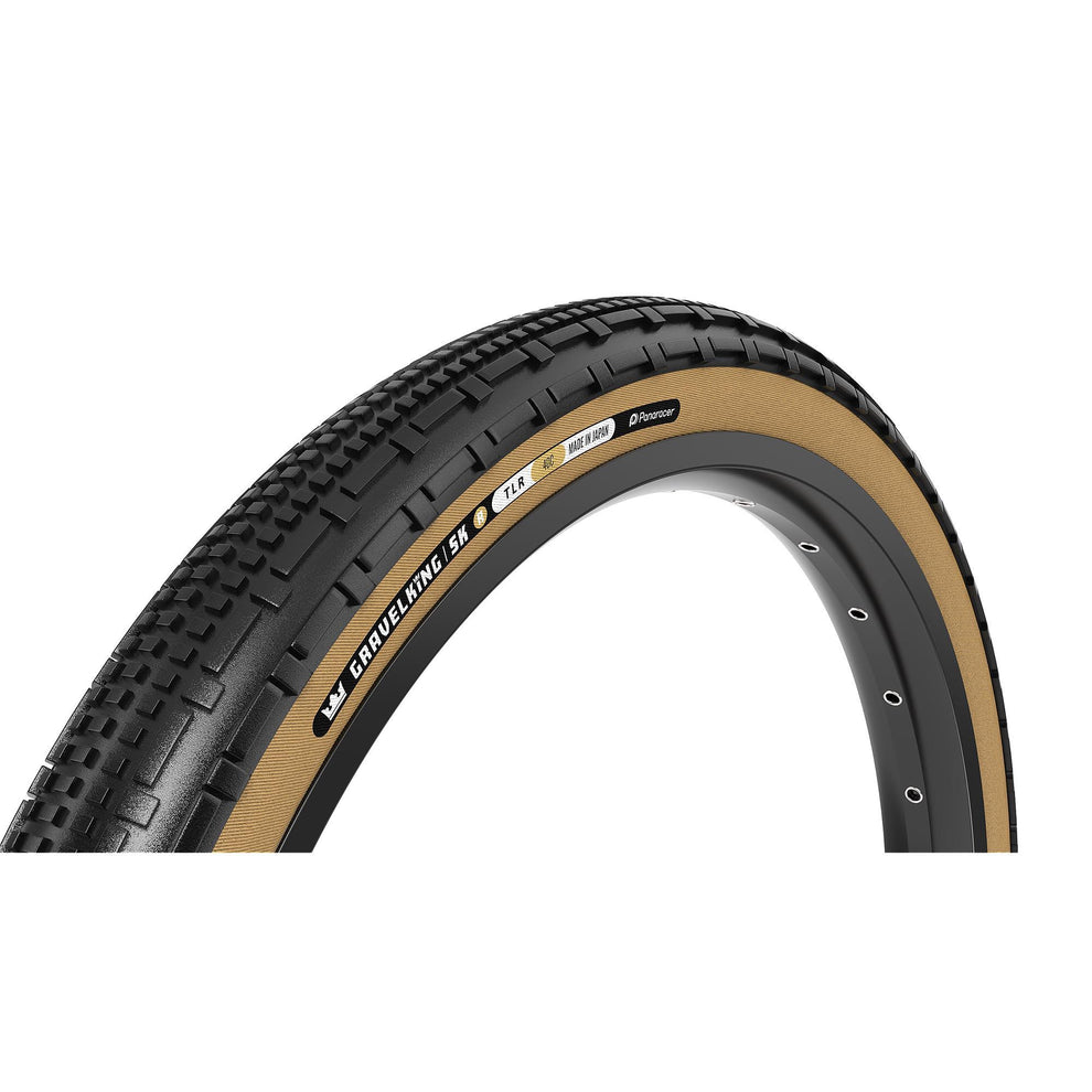 Panaracer GravelKing SK R Gravelband 700 mm Tubeless Ready Folding ZSG Gravel Compound BeadLock TuffTex R Black Amber Sidewall