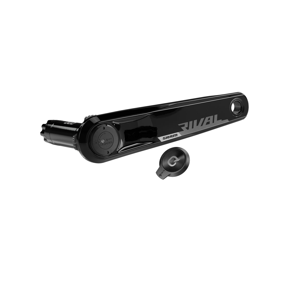 SRAM Rival Power Meter Upgrade - Left Arm and Power Meter Spindle Rival D1 DUB Wide - Black
