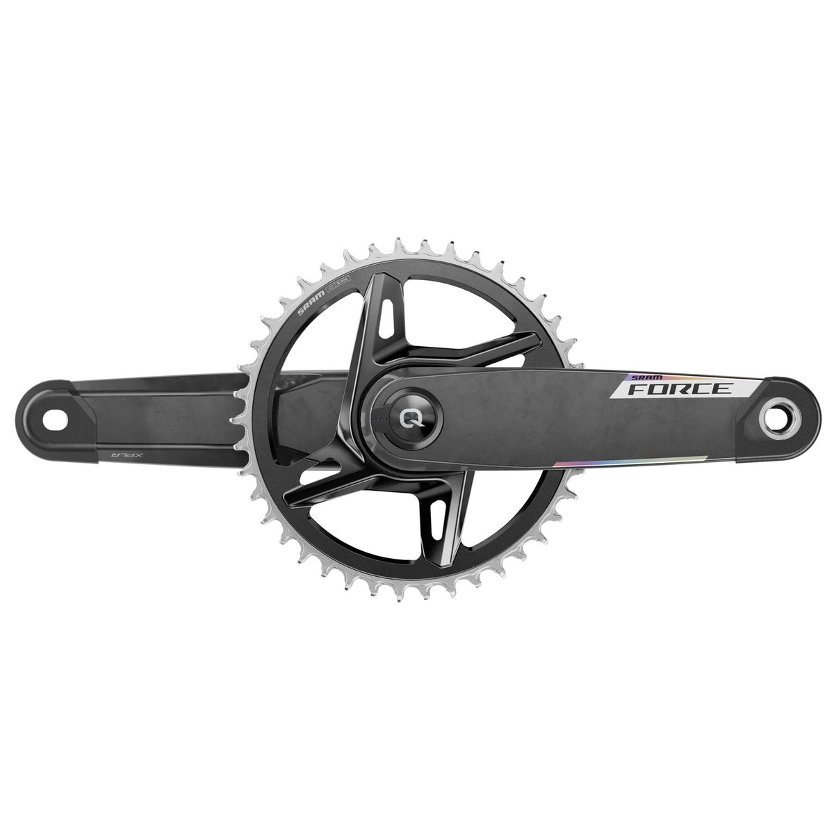 SRAM Crankset with Power meter spindle Force AXS 1x XPLR DUB Wide E1 - Direct Mount 42T (bb not included)