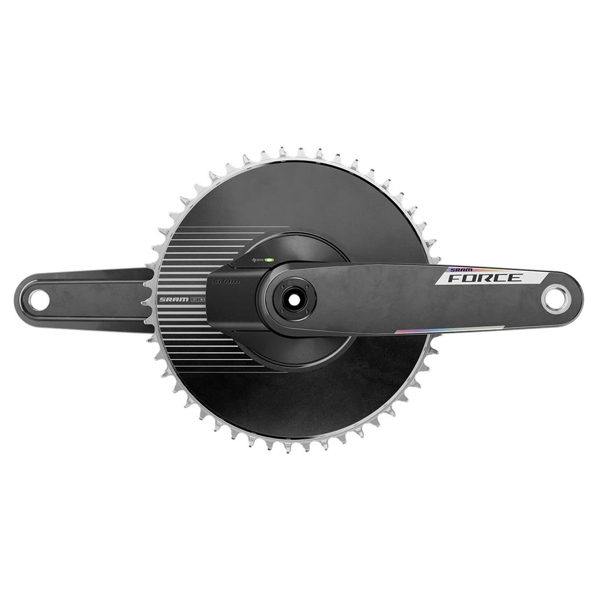 SRAM Crankset with Power meter spider Force AXS 1x E1 DUB - Direct Mount 50T Aero (bb not included) - Black