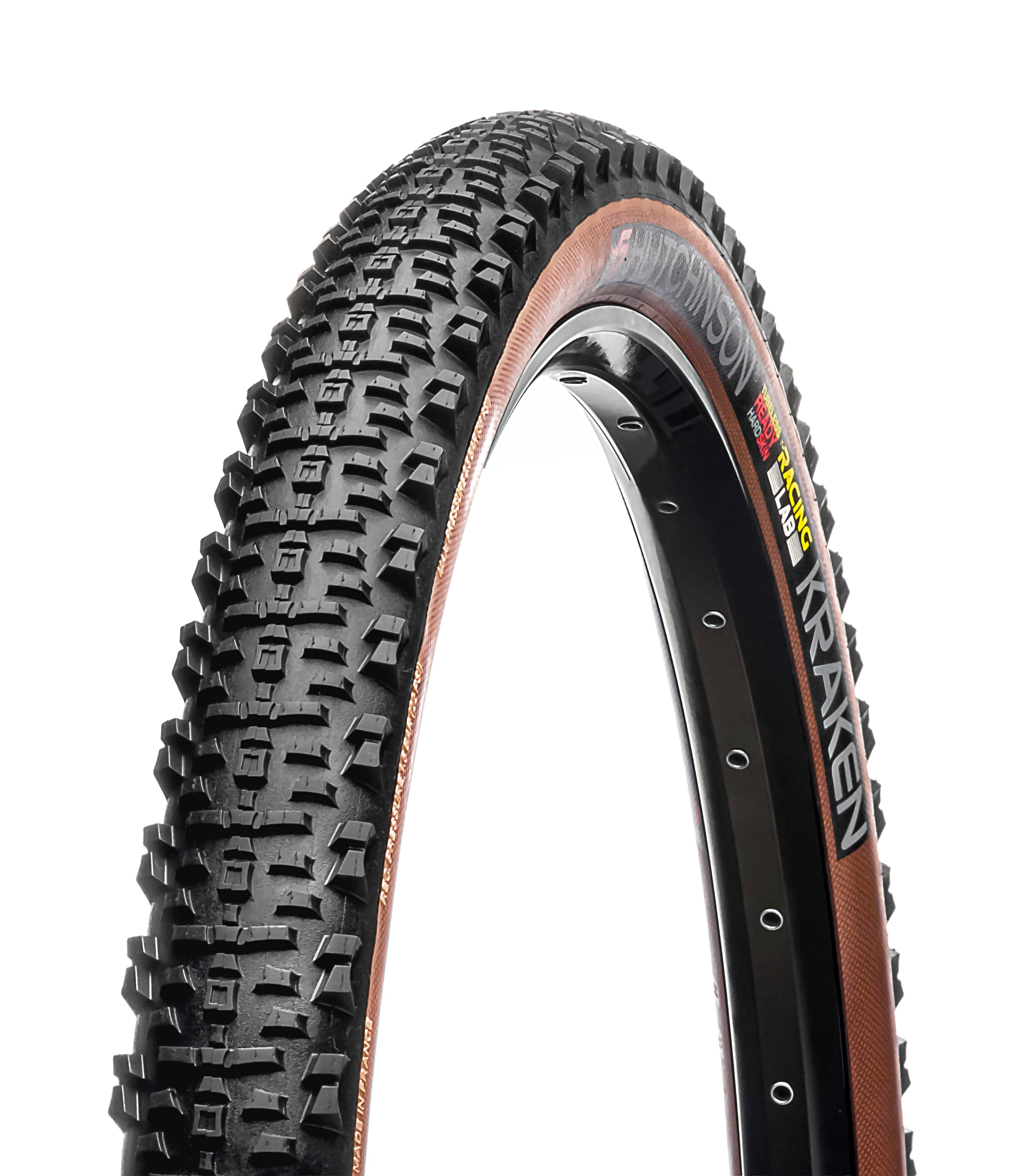 NLA Kraken Racing Lab MTB Tyre (Tan, 29 x 2.30, TR,HS,RRxc)