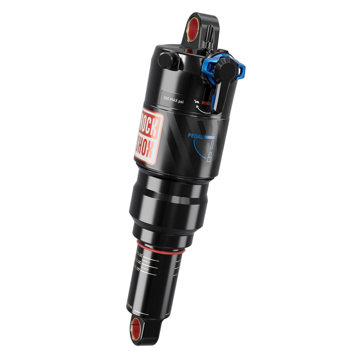 RockShox Rear Shock Deluxe Ultimate RCT - Standard Standard - C2 - Black With Silver De