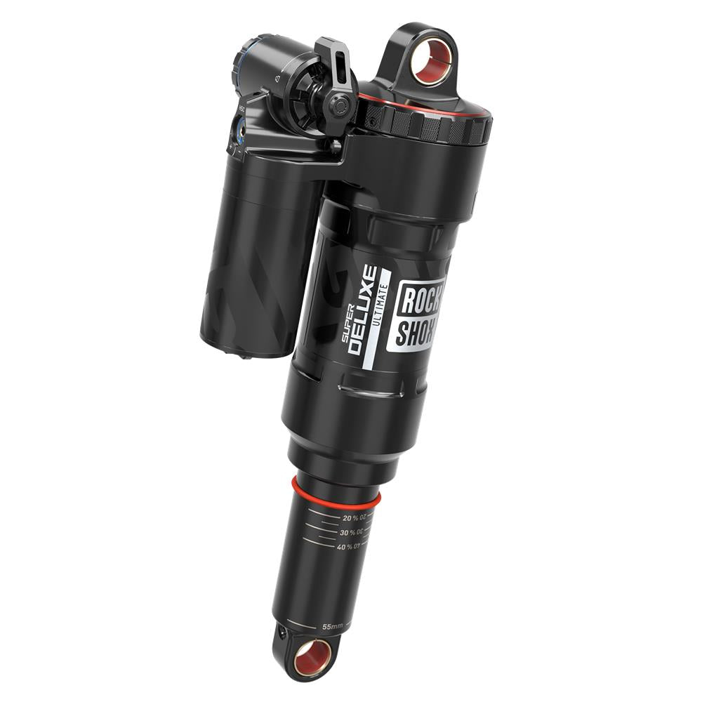 RockShox Rear Shock Super Deluxe Ultimate RC2T - Linear Air, 0 Neg/1 Pos Token, Linearreb/Lowcomp,320Lb Theshold, Trunnion Standard - C1 - Black - 165X45(TR)