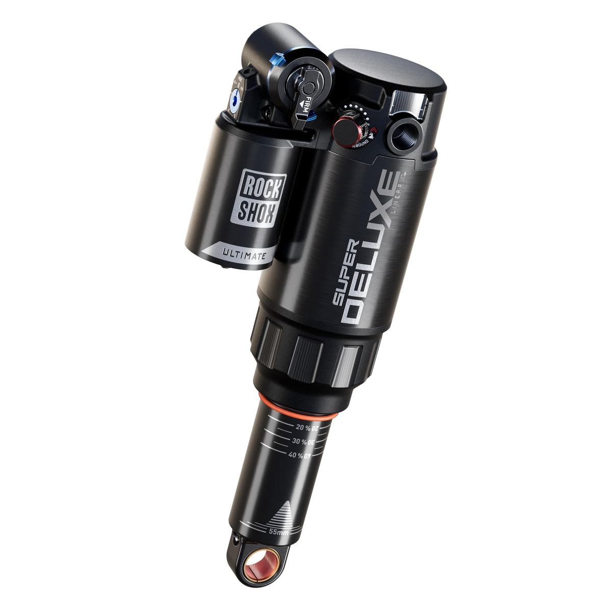 RockShox Rear Shock Super Deluxe Ultimate RC2T - Trunnion Standard-D1