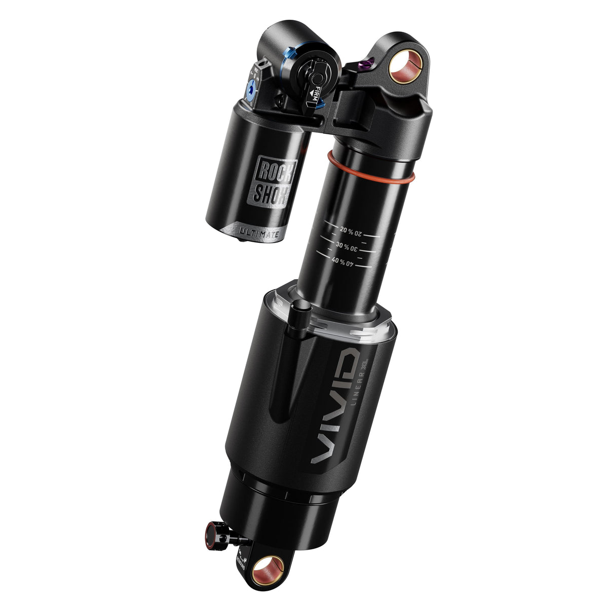 RockShox Rear Shock Vivid Ultimate RC2T - Standard Trunnion - D1