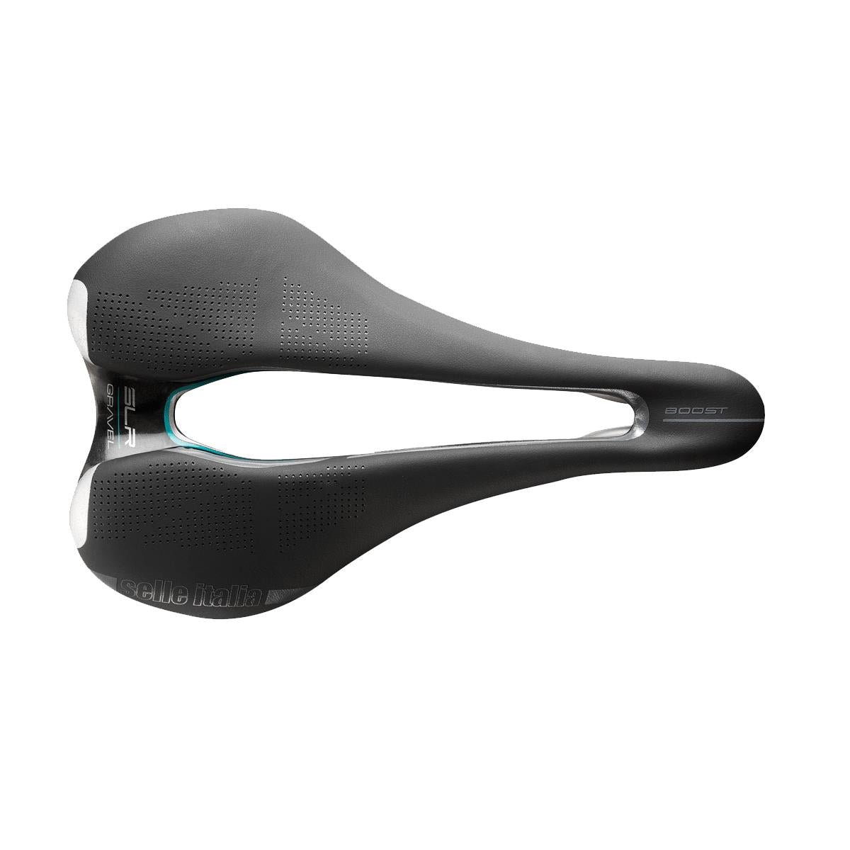 Selle Italia SLR Boost Gravel TI316 Superflow Saddle: BLACK S3