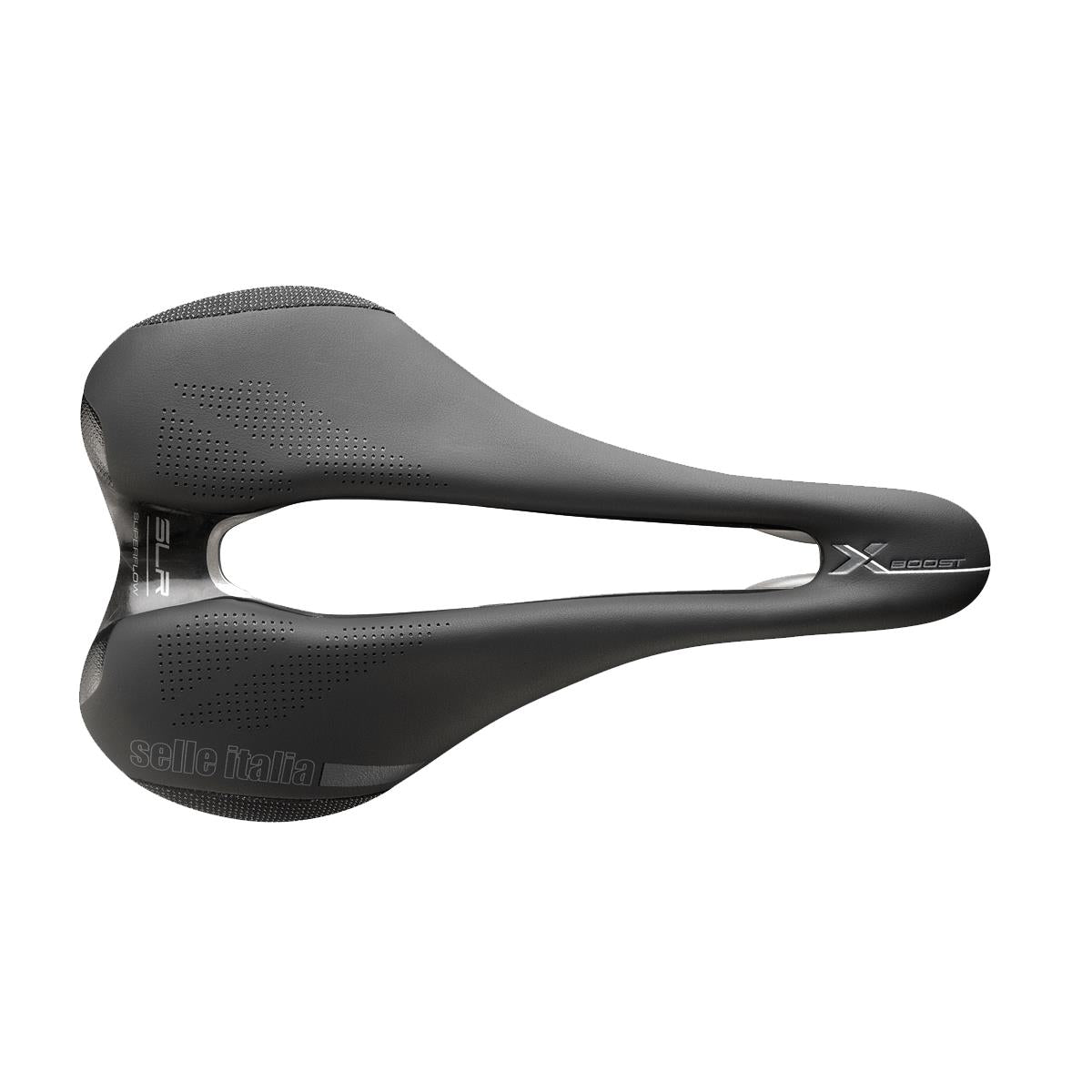 Selle Italia SLR Boost X-Cross TI316 Superflow Saddle: BLACK L3